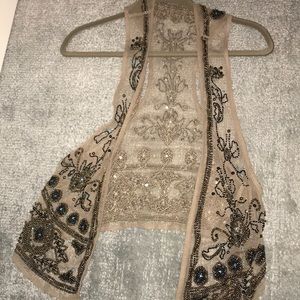 Free People Sequin Vest